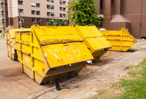 Residents disposing of old furniture in Hackney